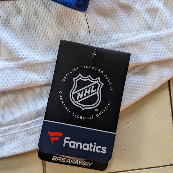 NWT: New York Rangers Fanatics Premier Breakaway Blank Adult Hockey Jersey - Picture 5 of 6